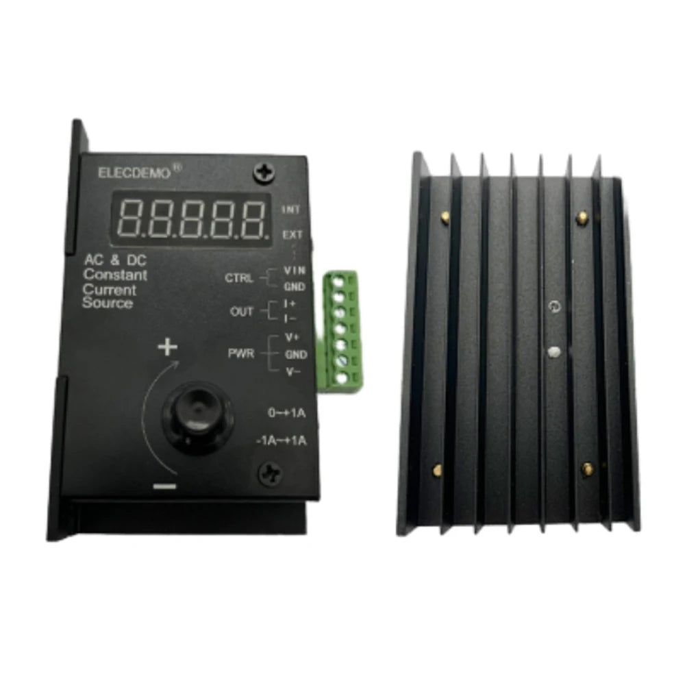 KW-BPVCCS0100 Bipolar Voltage-controlled Constant Current Source Module 100mA AC/DC Adjustable Digital Display Laser Driver Vue