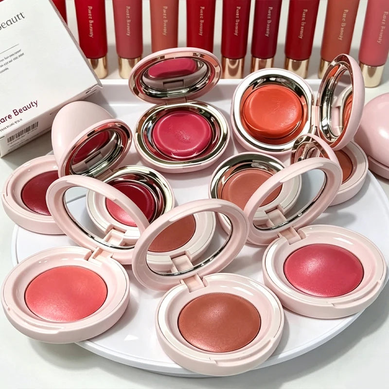 Fashion Rare Beauty Rose Neutral Mauve Blush Powder Portable Makeup Liquid Blush Moisturizing Dual-use Waterproof Glaze Smooth Vue