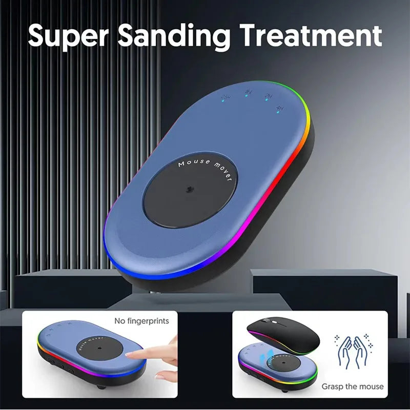 Rotary Mouse Shaker Anti-Sleep Automatic Movement To Prevent Computer Lock Screen Virtual Mouse Mover for Computer Awakening Vue