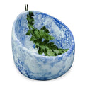 ABKW-Herb Stripper Bowl, Pottery Herb Stripping Tool, Kitchen Efficient Leaf Removal Tool, Herb Stripper Vue As Shown