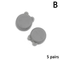 5 Pairs Silicone Glasses Ear Grip Cute Sports Eyeglasses Ear Hook Silicone Anti Slip Eyewear Temple Tips Sleeve Retainer Holder Vue B Dark gray