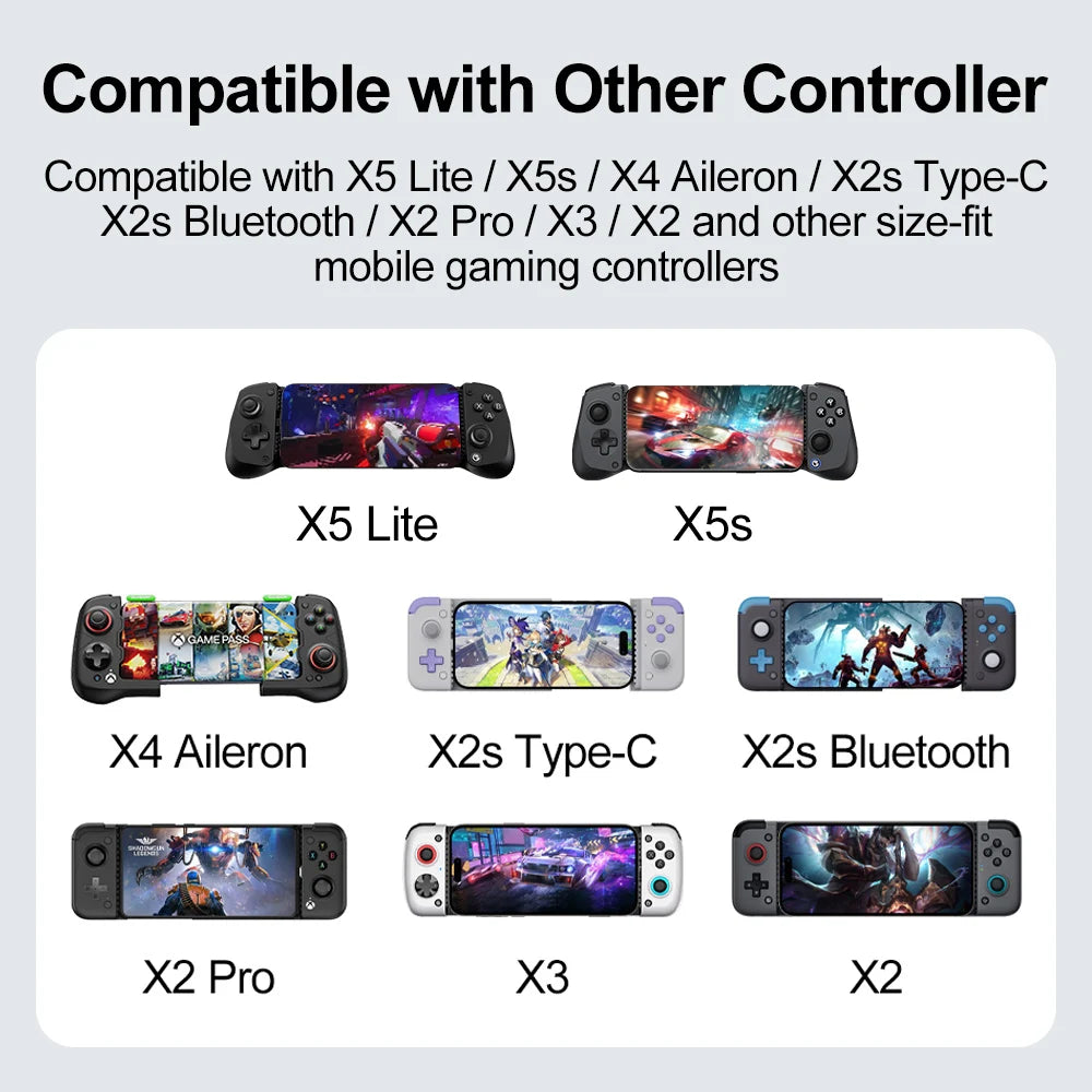 Gamesir G8 Galileo X5 Lite X5s Carrying Case For X2 Pro X2s Type-C Bluetooth Mobile Gamepads Traveling Bag Protect Storage Box Vue