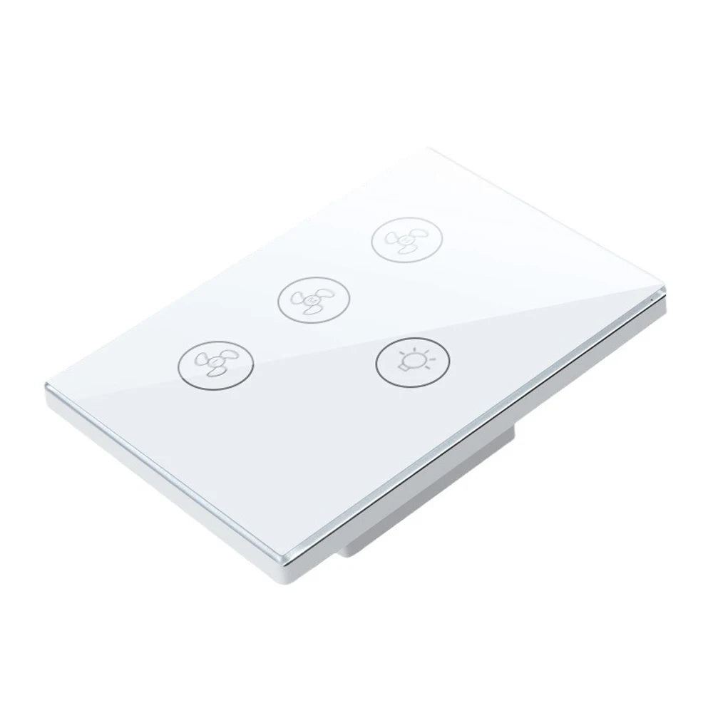 Tuya Wifi Smart Fan Switch Fan Light Ceiling Fan Lamp Switch Speed Adjustable App Voice Control Work with Alexa Google Home Vue