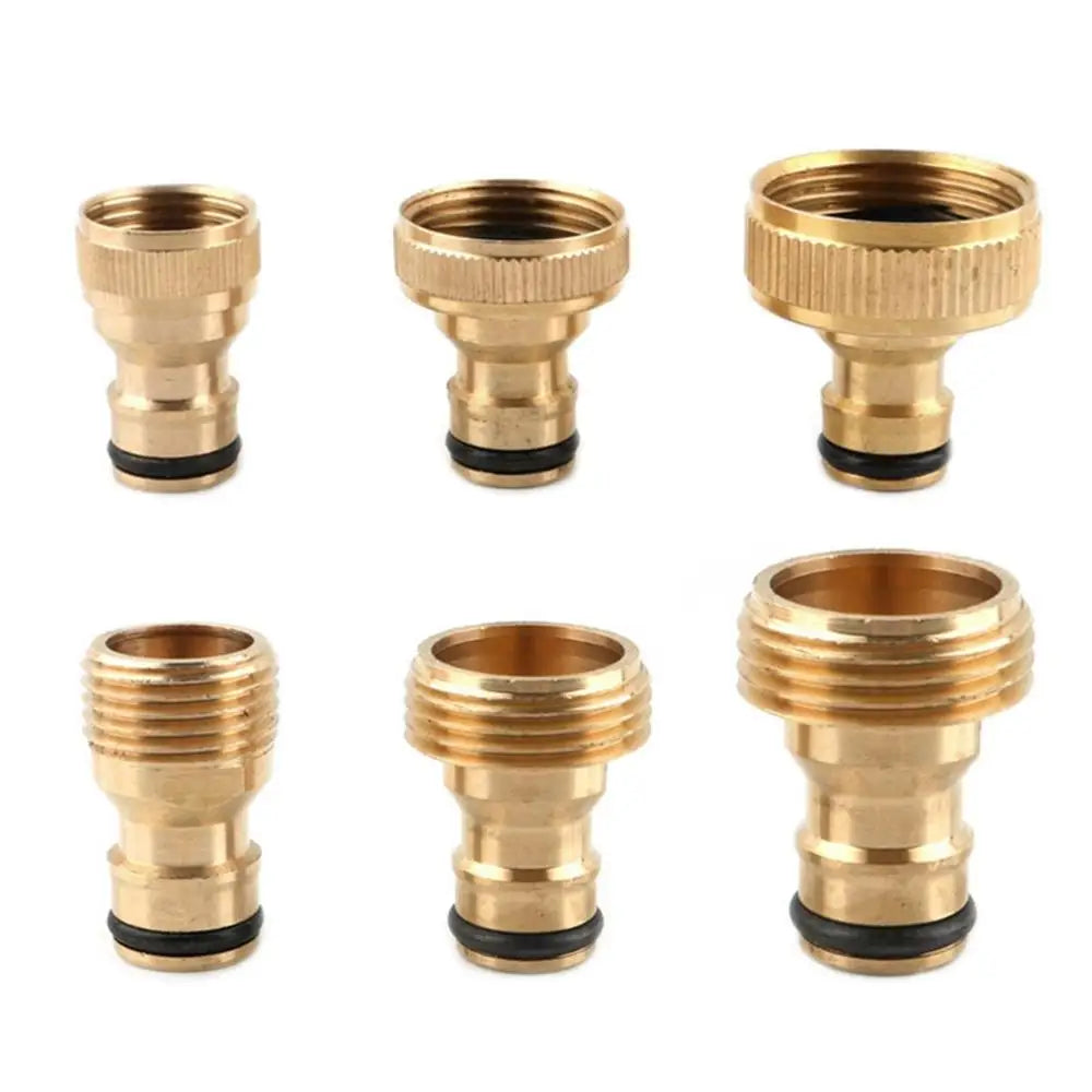 Car Washing Planting Irrigation Garden Garden Tool Brass Water Joints Hose Fitting Thread Quick Connector Nozzle Adapter Vue