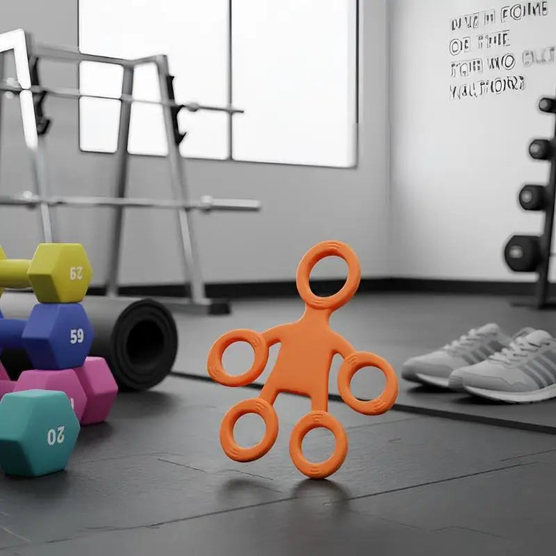 Finger Grip Silicone Ring Exerciser Antistress Resistance Band Fitness Stretcher 3 Levels Ibs Finger Sensory Toy For Autism ADHD Vue