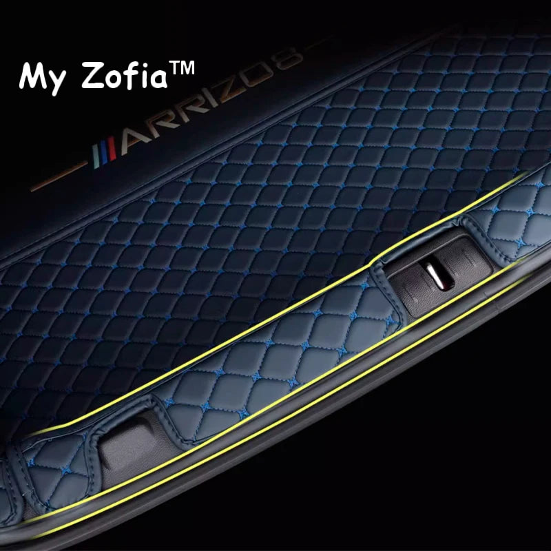 For Chery Arrizo 8 2023 2024 2025 car Leather trunk pad anti-skid Mats wear-resistant full Protector surround Tray Accessories Vue