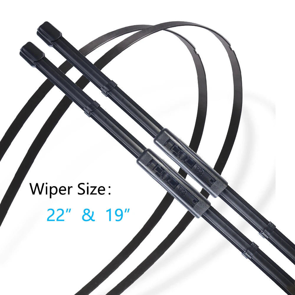 Dacia Sandero Streetway III 2021-2022 Front & Rear Wiper Blades Car Wiper Blade Set Vue
