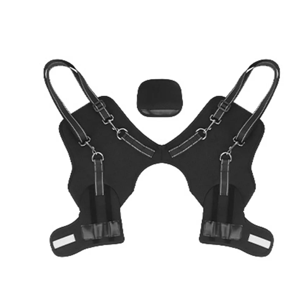Legs Hip Support Dog Lift Harness Adjustable Black Pet Aid Assist Tool Breathable Soft Padded Dog Rear Leg Support Vue Black XL