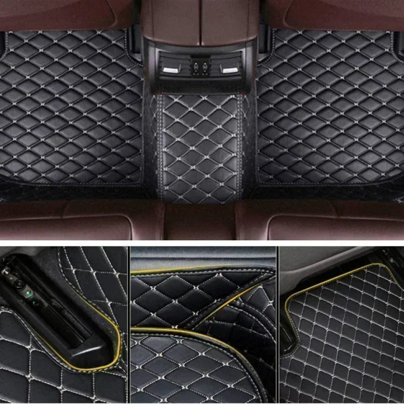 For Peugeot 2008 3008 4008 5008 RCZ Car Floor Mats Waterproof Liners Auto Carpets Interior Accessories Rugs Foot Pads 2000-2024 Vue