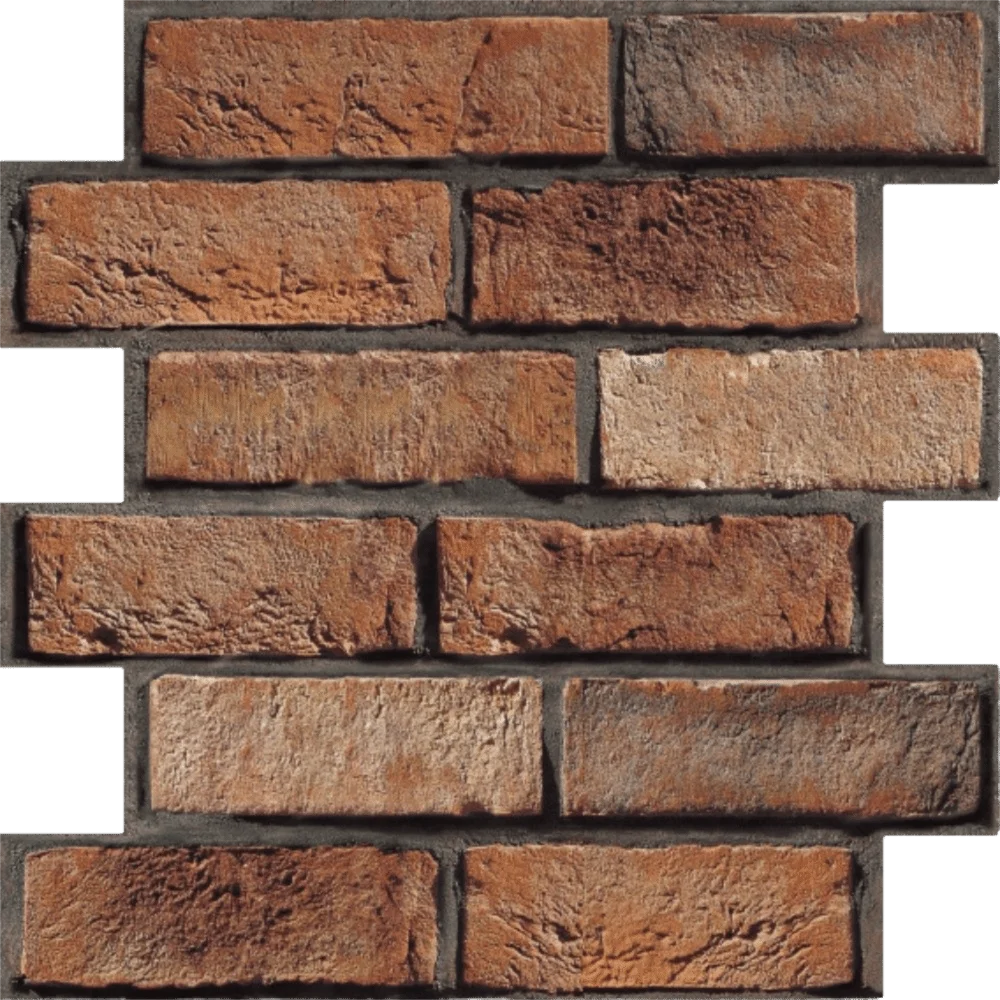 Waterproof 3D Imitation Brick Wall Stickers Lightweight PVC Moisture-proof Self-Adhesive 3D Wall Panel Self-adhesive 30cmX30cm Vue Style-A 16.5㎡