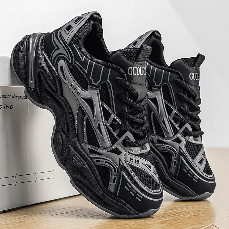 Men's Thick Sole Casual Sports Shoes – Height Boost Dad Shoes Casual Sports Shoes Vue