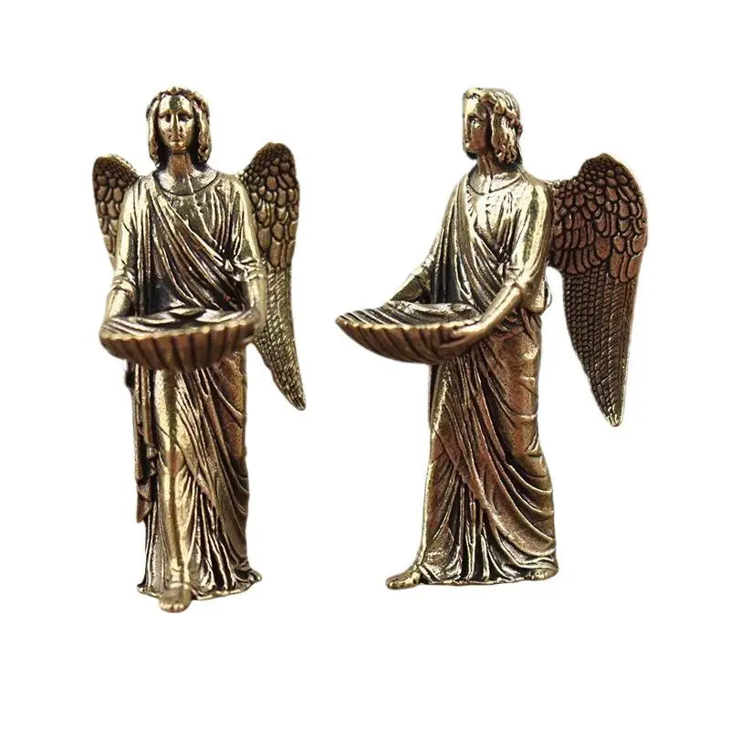 European Angel Figurine Home Decor Statue Guardian Angel Wings Angel Ornament Living Room Decorations Vue