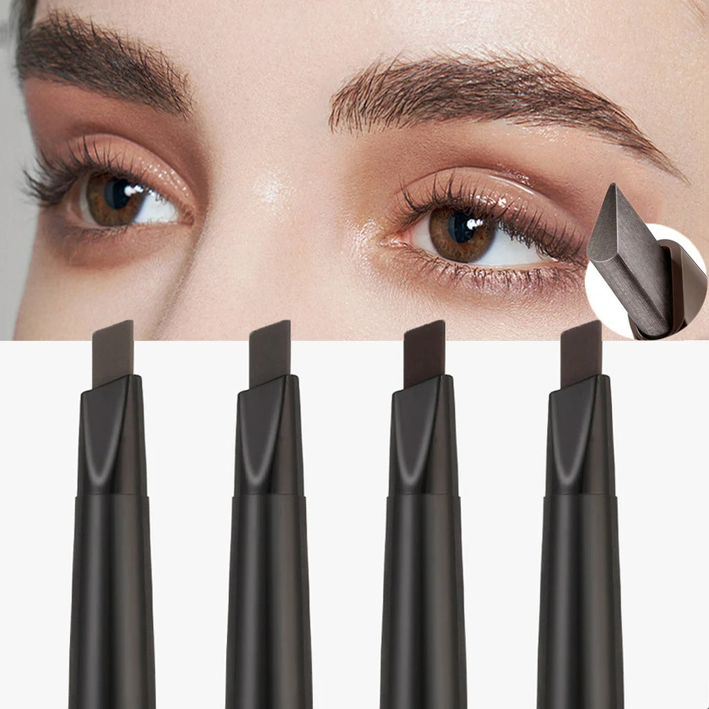Double-Headed Eye Brow Tint Cosmetics Natural Long Lasting Paint Eyebrow Waterproof Black Brown Eyebrow Pencil Makeup Cosmetics Vue