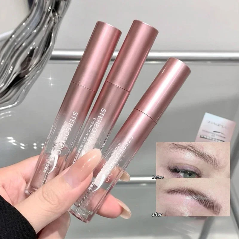 Transparent Waterproof Eyebrow Styling Gel Long Lasting Fixing Brow Soap Cream Makeup Clear Liquid Eyebrow Sealed Layer Cosmetic Vue