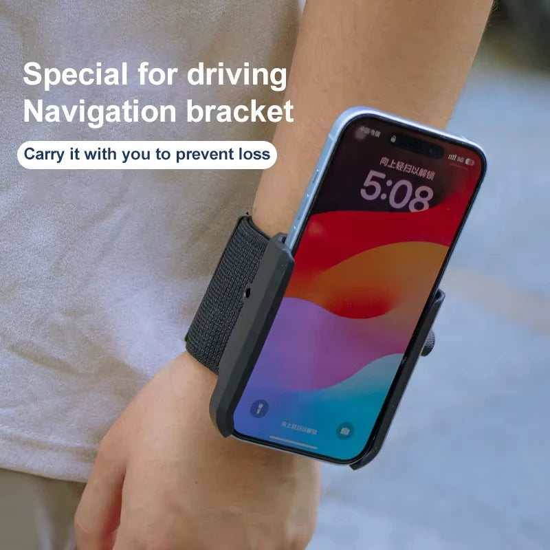 Multi-function Phone Holder for Car 360 Rotation Wristband Mobile Support Universal Phone Stand For Sports Cycling Motorcycle Vue