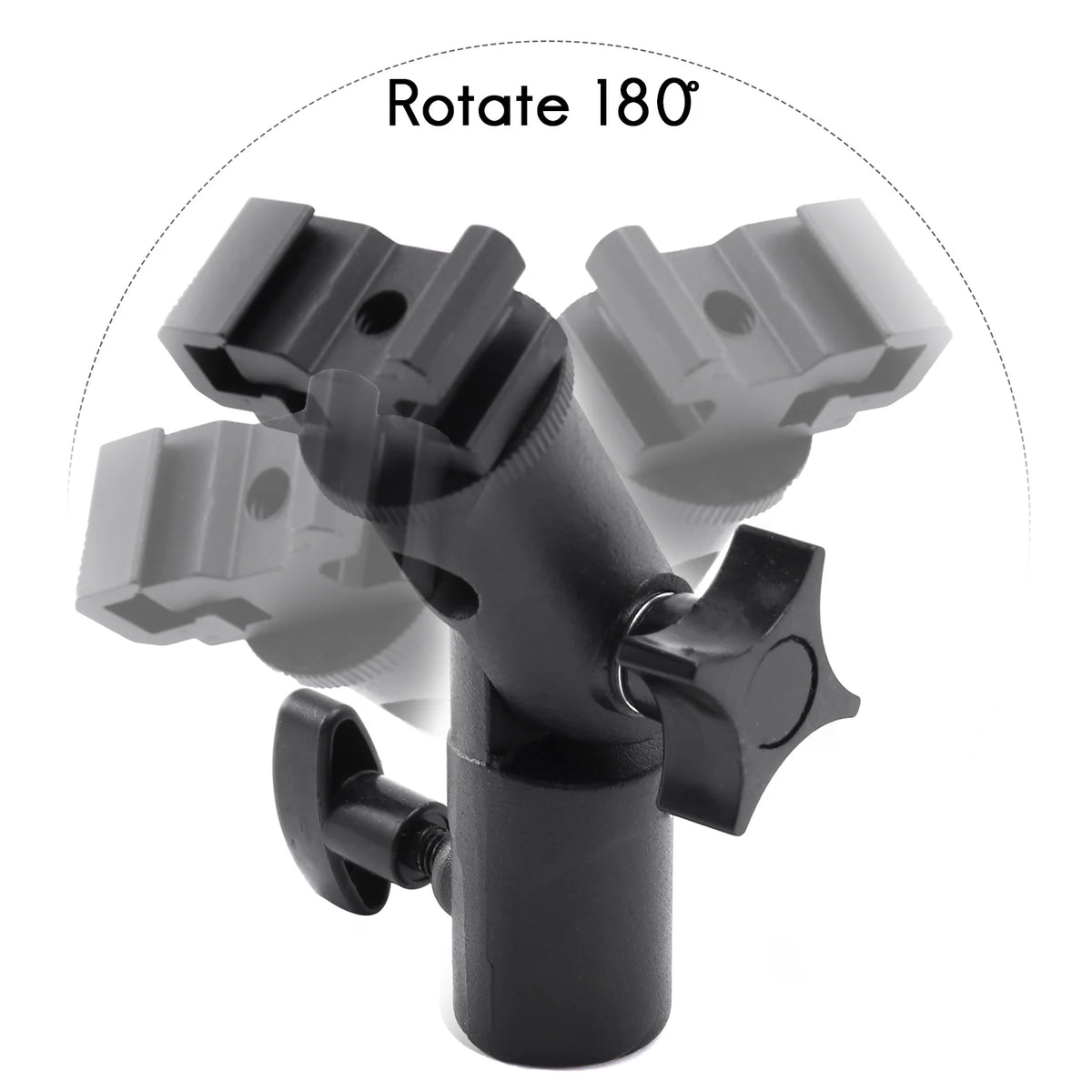 Hot-Camera Flash Speedlite Mount,Professional Swivel Light Stand Light Bracket Umbrella Bracket Mount Shoe Holder E Type For Can Vue NONE
