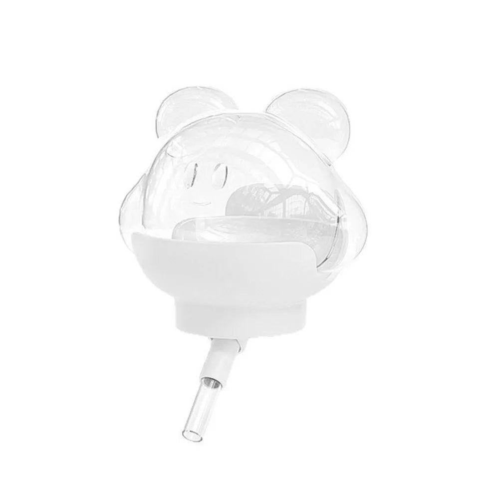 Prevent Dripping Hamster Magnetic Kettle Magnetic Rack Automatic Hamster Water Bottle 220ml Wall Mounted Pet Water Dispenser Vue Transparent