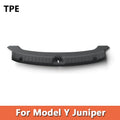 Trunk Threshold Bar Guard Plate For Tesla Model YL Model Y Juniper TPE Side Protective Cover Door Sill Plate Car Accessories Vue For Model Y Juniper