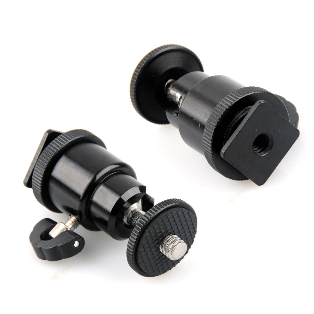 Hot Shoe Phone Clip Universal Moblie Phone Holder Bracket With Mount 1/4 Screw Tripod Monopod Stand For SLR Camera Vue