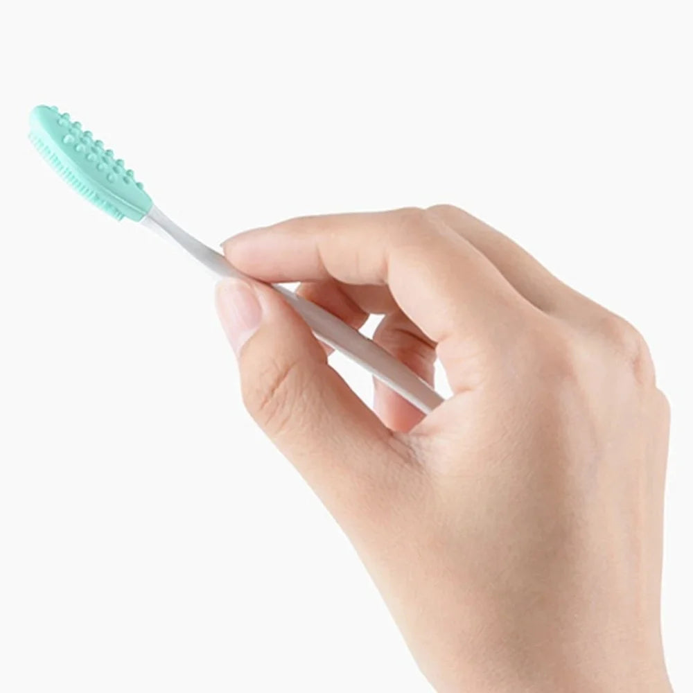 1/5PCS Silicone Brush Skin Care Wash Blackhead Removal Brushes Beauty Face Exfoliating Nose Clean Tools with Replacement Head Vue