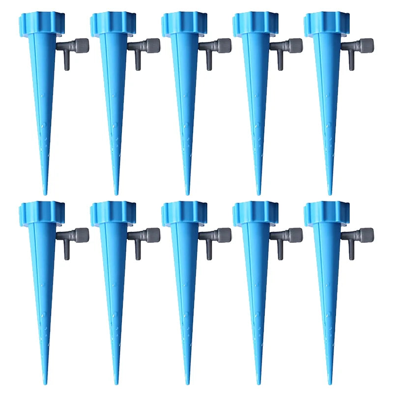 10/30/50PCS Automatic Watering Device Business Trip Timing Adjustable Watering Artifact Household Water Dispenser Water Dispe Vue Blue-10PCS