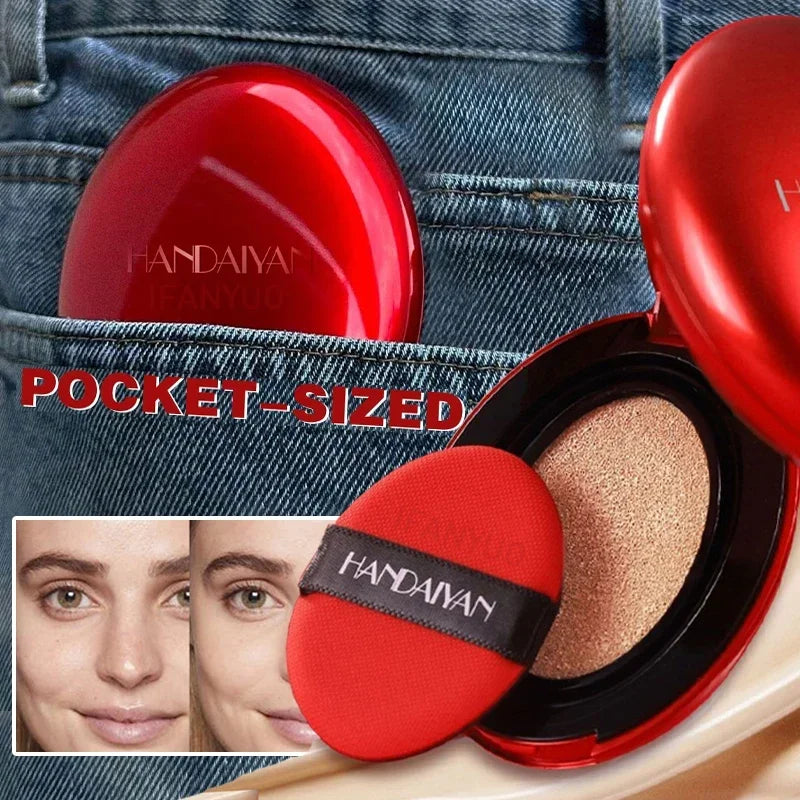 Air Cushion Foundation Light Natural Moisturizing Concealer Whitening Oil-control Women Base Long-lasting Makeup Korean Cosmetic Vue
