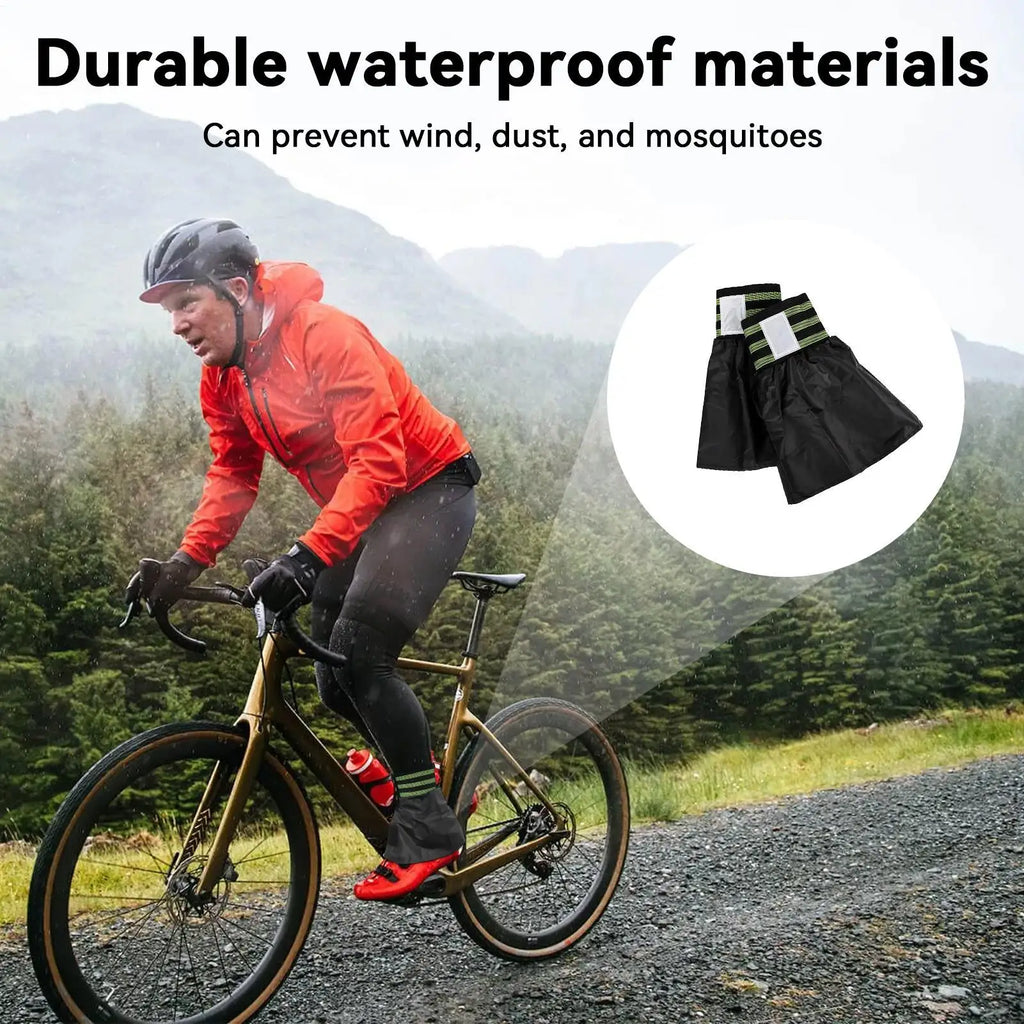 2pcs Leg Gaiters For Men Trail Gaiters Low Waterproof Adjustable Trail Gaiters Low Breathable Boots Gators Extended Snow Gaiters Vue