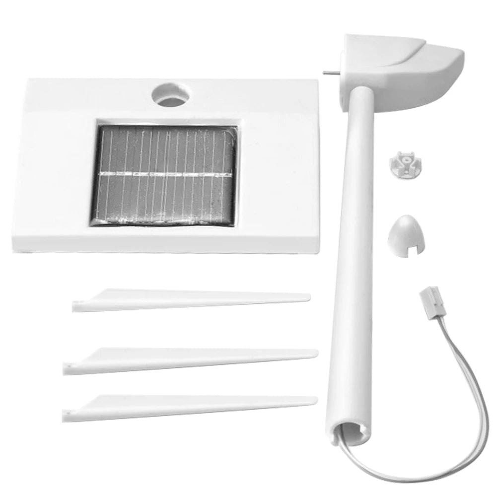 Solar Powered 3D Windmill Model – Rotating Teaching Display Prop Solar STEM Model Vue