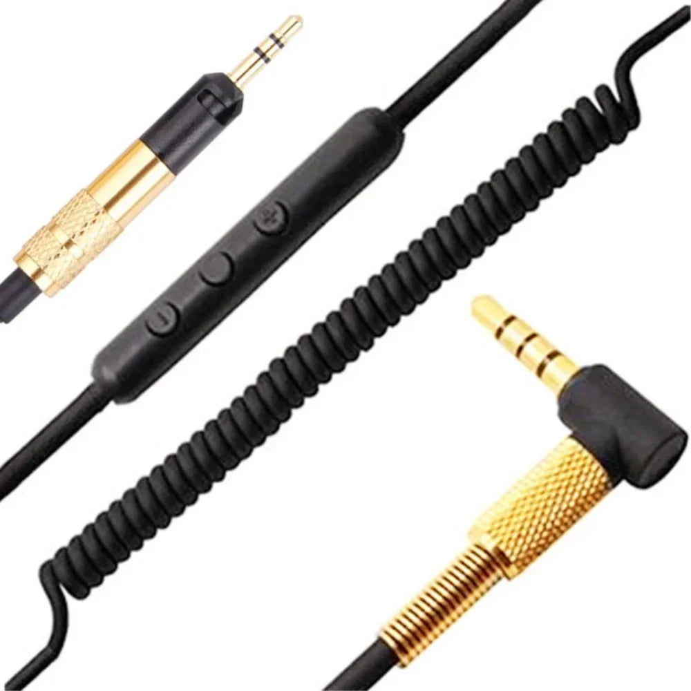 Replacement Cable Extension Cord for Audio Technica ATH-M50X ATH-M40X ATH-M70X ATH-M60X ATH M70X M60X 50X 40X Headphones Vue