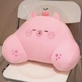 Capybara Lumbar Pillow Plush Cute Orange Fruit Top Soft Cotton Doll Cushion For Sofa Bed Office Desk Cozy Home Decor For Kids Vue A3 45x35x600cm