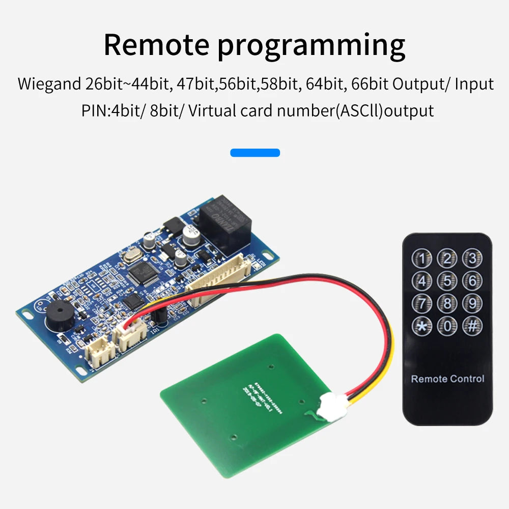 Embed Access Control Module Intercom Elevator and Lock Control Board 10-24V Access Controller Module Door Lock RFID Card Module Vue