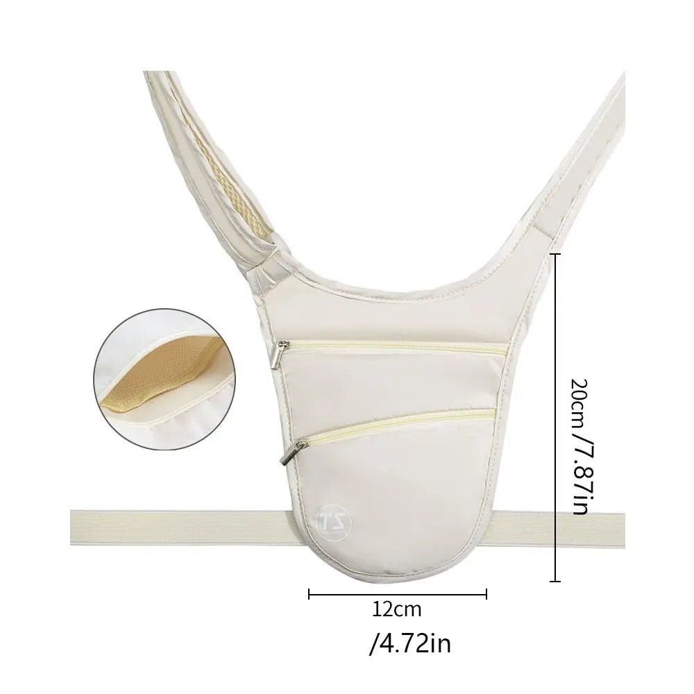 Anti-theft Sports Waist Bag Waterproof Lightweight Run Waist Pouch Adjustable Strap Big Capacity Invisible Belt Bag Women Vue