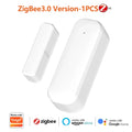 Zigbee3.0 Burglar Prevention Door Window Sensor Wireless Magnetic Opening Detector With Smart Life Alarm Notice Voice Control Vue Zigbee3.0