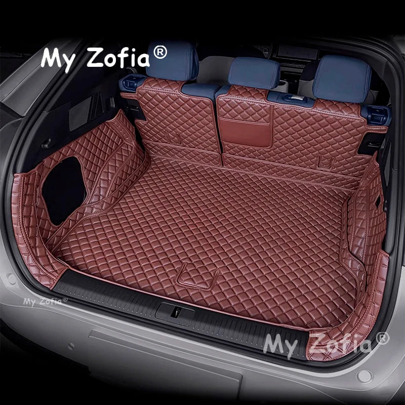 Car trunk mat For Xpeng G6 2024 2025 2026 Car Boot Mat Cargo Protection Leather Trunk Mat Interior Modification Accessories Vue