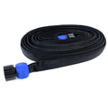 Thickened Flat Porous Seeping Hose Uniform Infiltration Efficient Micro Drip Irrigation Water-saving Drip Irrigation Tape Vue Black-295.28 in