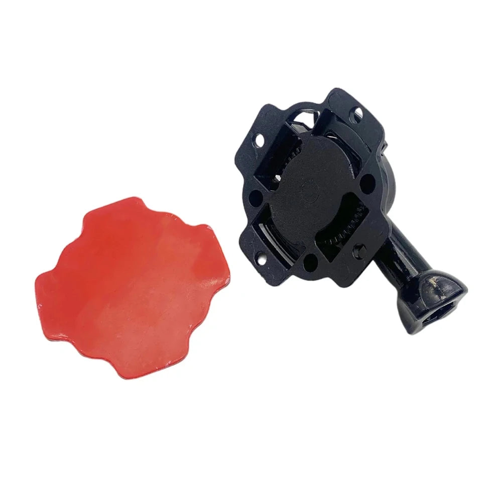360 Degree Rotating Helmet Mount With 3M Adhesive Sticker For Gopro Hero 10/9/8/7/6/5 Xiaomi Yi Action Camera Accessories Vue