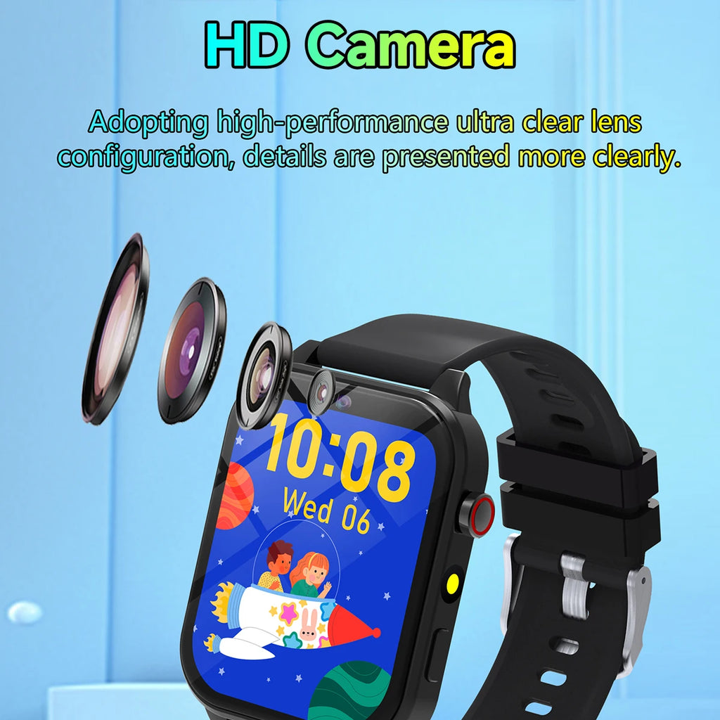 Kids Smartwatch Game Flashlight Toy Waterproof Electronics Touch Screen HD Camera Alarm Children watch Boy Girl Birthday Gift Vue