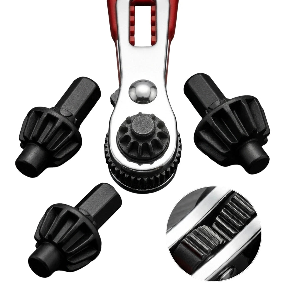 Right Angle Ratchet Screwdriver & Drill Chuck Key Wrench Set Ratchet Chuck Key Wrench Vue