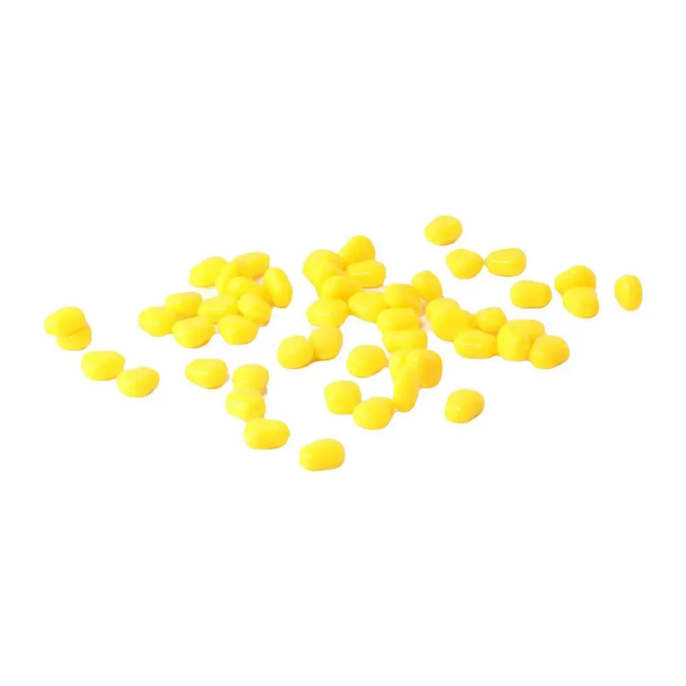Yellow Flavoured Lure Carp Fishing Lure Bait Artificial Soft Plastic Corn Smell Bait Pop-Up Corn Fishing Lure Fishing Corn Vue