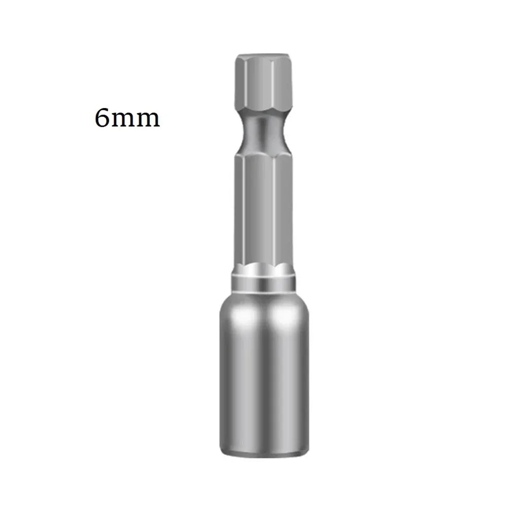 Magnetic Hex Nut Driver Socket 1/4" Shank Power Drill 6–13mm Nut Driver Socket Vue 6mm China Mainland