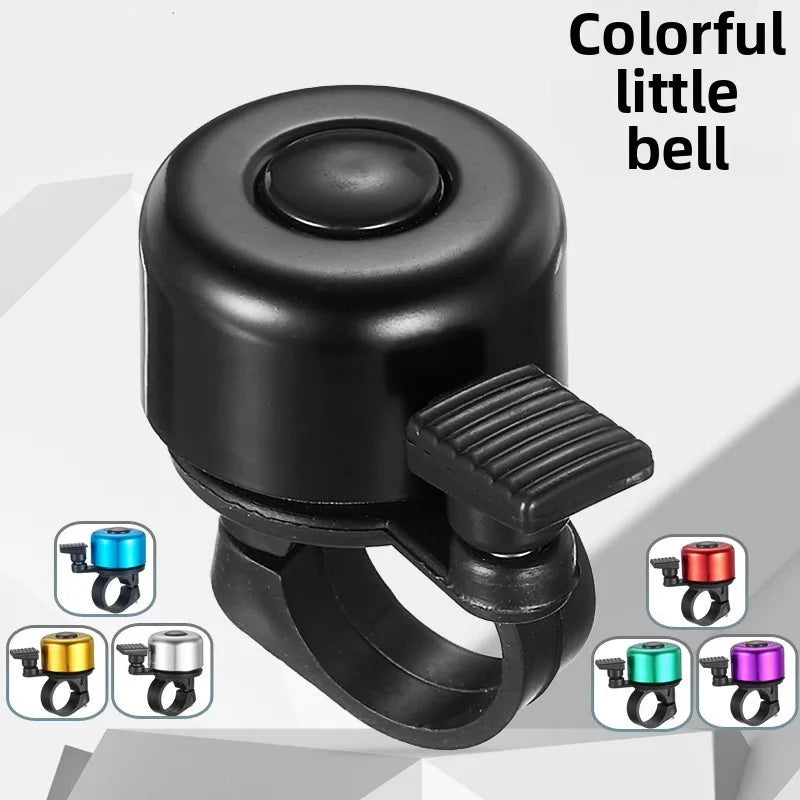 Mountain Bike Bicycle Bell invisible Q Bell Handlebar Circular Aluminum Alloy Invisible Bell 17g Compact and Easy to Instal Vue