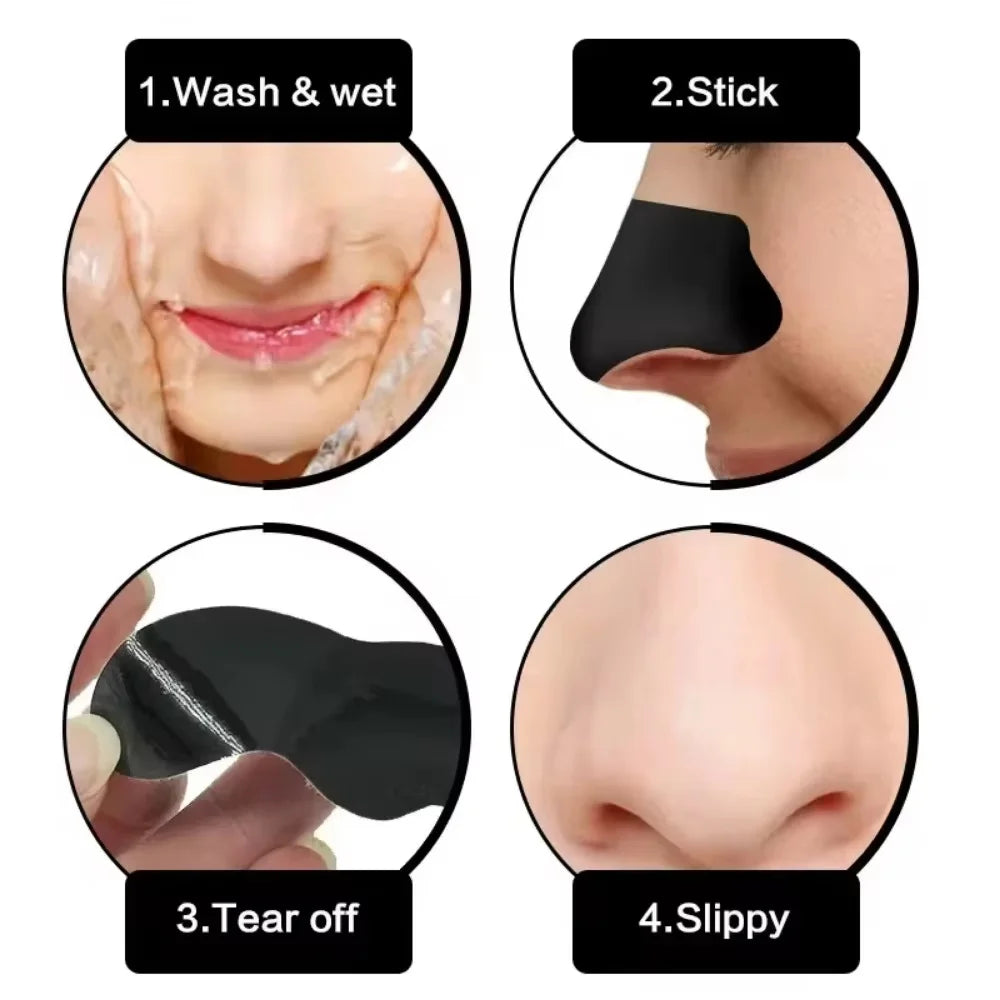 Deep Cleansing Pore Unclog Blackhead Removal Nose Strips 10/20/50/100 Pieces Refreshing Oil Control Facial Skin Care Patch Vue
