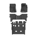 for 2011-2020 Mitsubishi Pajero 7seat Right Rudder TPE 3D Car Floor Mats Cargo Liner Trunk Pad Carpet Protect Vue Pajero RHD 4P