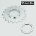 13T 14T 15T 16T 17T 18T Bicycle Freewheel Threaded Lock Rings Hub Locking Bike Wheel Cogs Fixie Track Carbon Steel Vue 18T