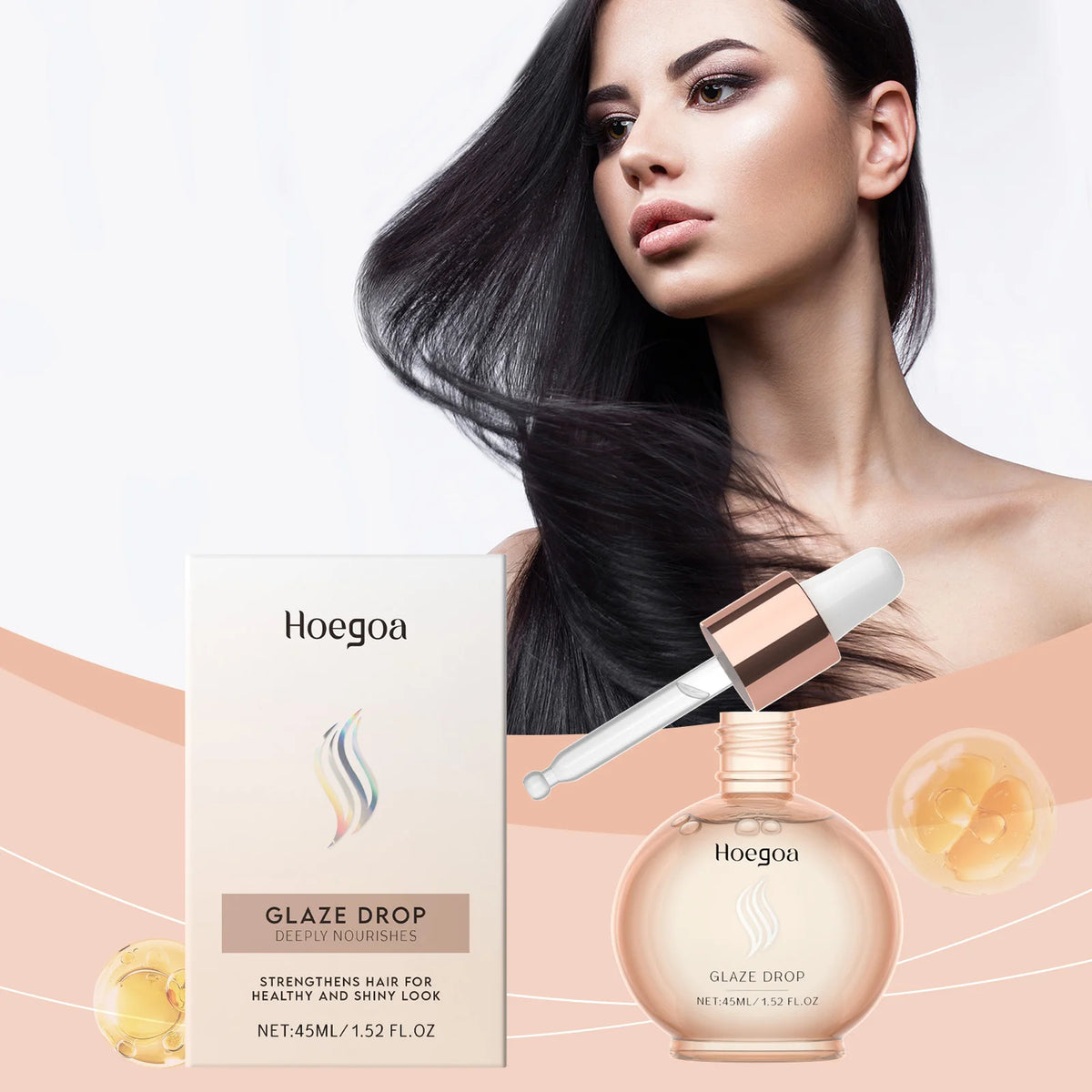 Hair Care Essential Oil - Nourishing Essential Oil for Smoothing Hair, Enhancing Natural Shine, Boosting Volume and Taming Frizz Vue