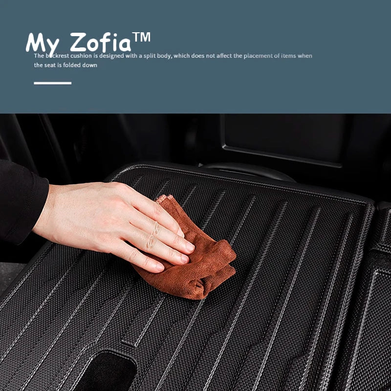For ROX 01 Polestones 01 2023 2024 2025 Car TPE Floor Mats Cargo Liner Trunk Mat Seat Back Cover Waterproof Carpet Accessories Vue