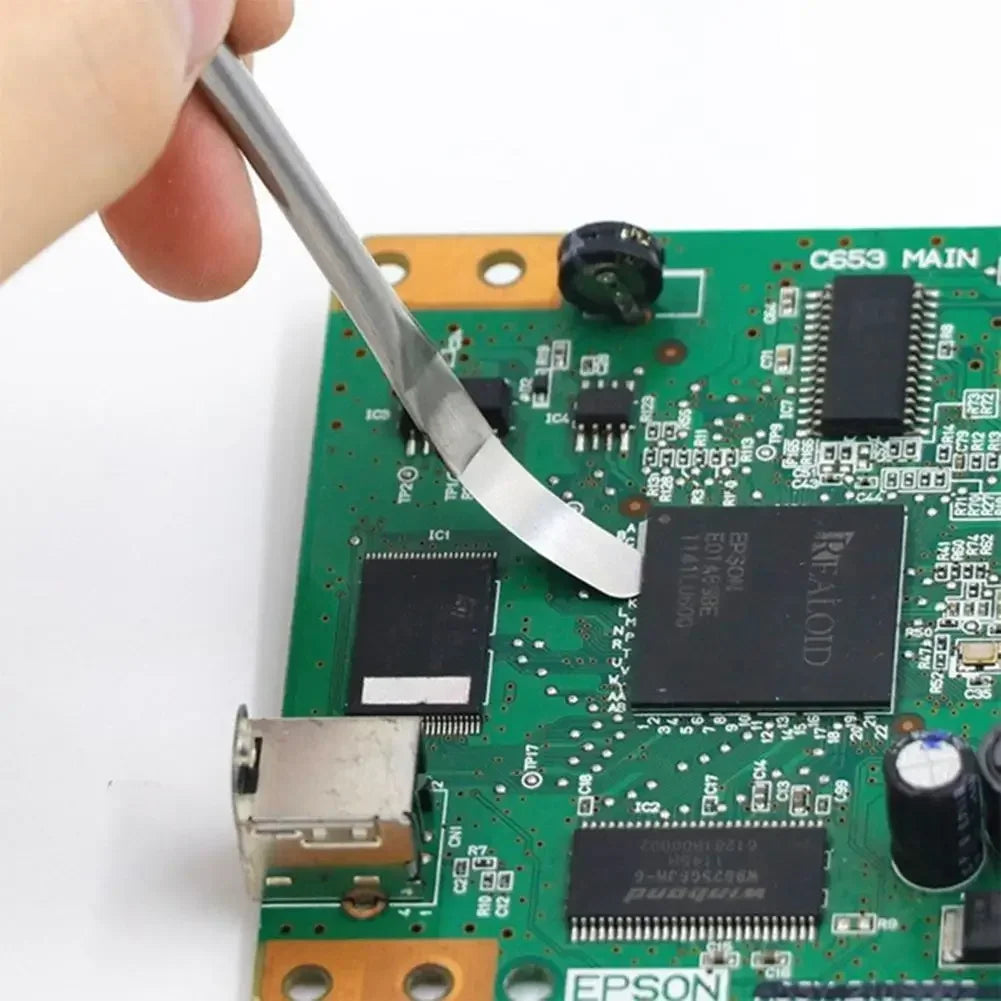 8pcs CPU IC Glue Remover C Chip Repair Phone Repair Tool Thin Blades Piratical Repair Hand Tool For Mobile Phone Computer Vue