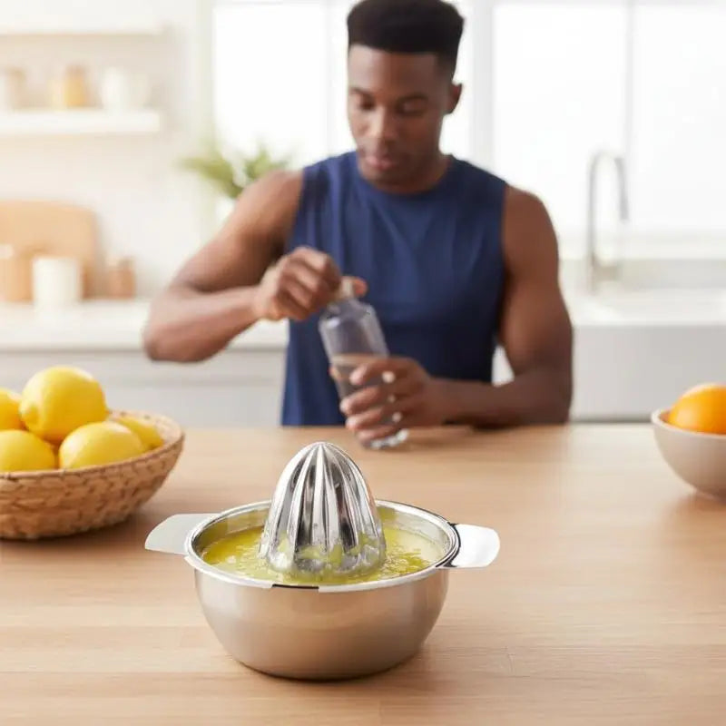 Citrus Squeezer Manual Juicer for Lemon and Orange Home Kitchen Use Non Slip Handle Easy Juicing Vue