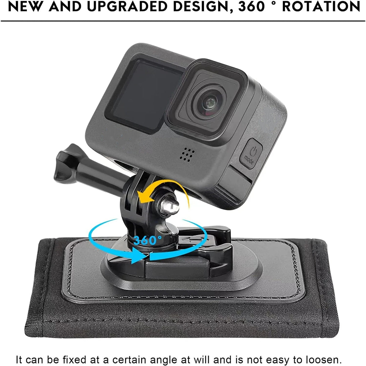 Backpack Shoulder Strap 360° Rotate Buckle Quick Release Mount for GoPro Hero 10 9 8 7 6 5 Dji Action 2 Action Camera Accessory Vue
