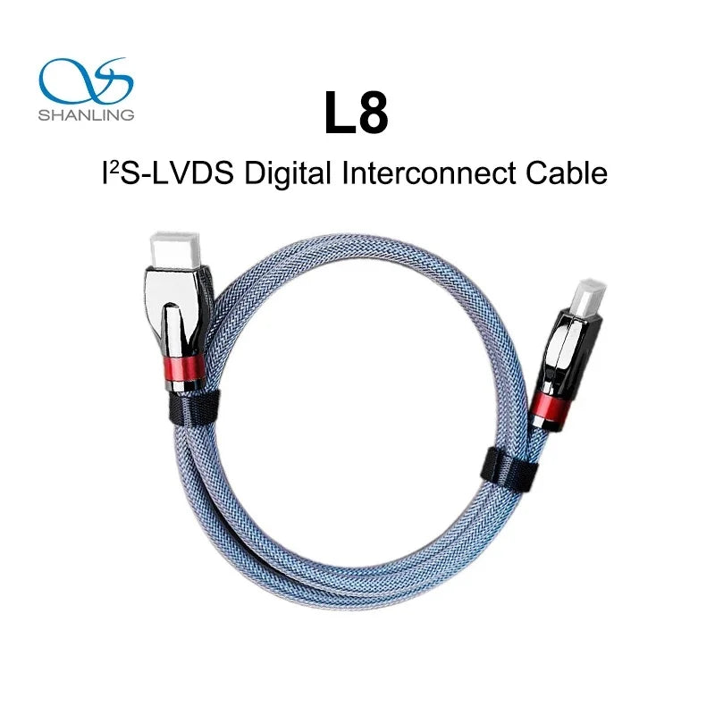 Shanling L8 I2S-LVDS Digital Interconnect Cable CD/DAC/AMP 100cm Digital Interconnect Cable Vue L8